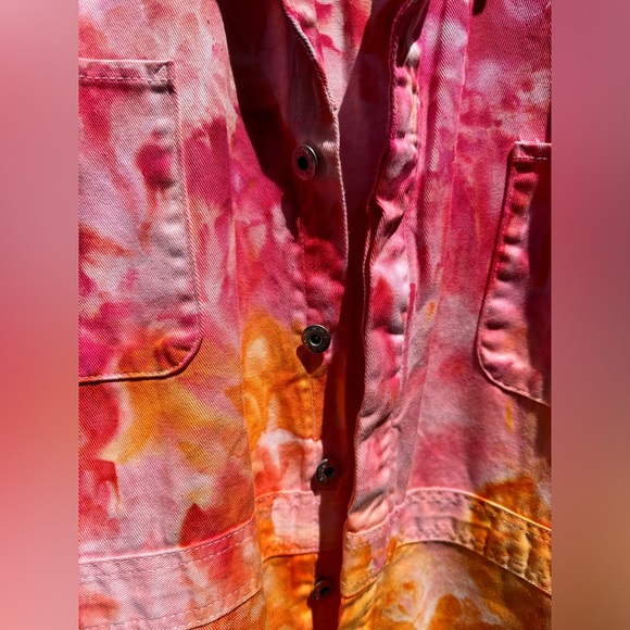 Side Eye Tye Dye PRIDE the Rainbow Jumpsuit Size 42 (M to L)  🌈 Coveralls - Picture 12 of 16
